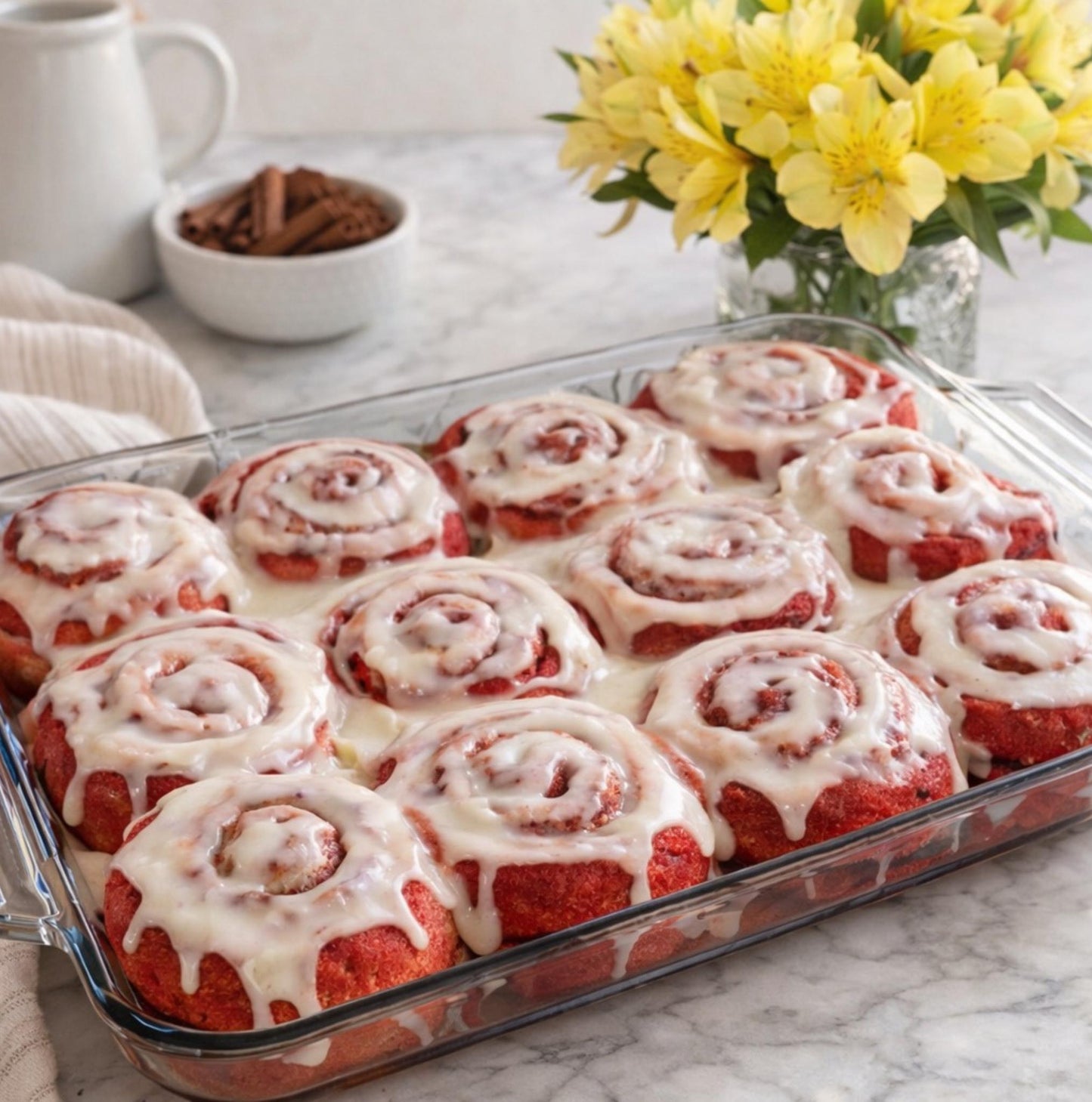 Red Velvet Cinnamon Rolls